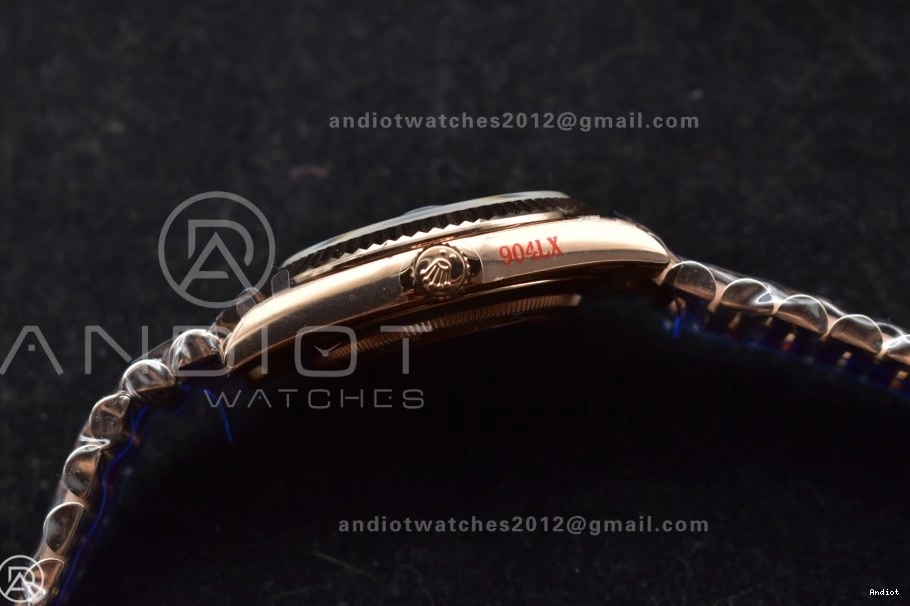 AllSeason on DayDate RG QF Edition Steel 40 V4 Slate 904L Dial Ombre 711 A2836 Best President Weight) (Gain Bracelet 0716